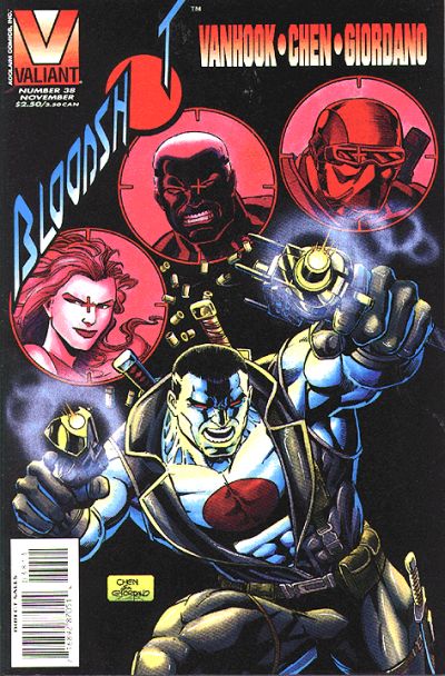 Cover for Bloodshot (Acclaim / Valiant, 1993 series) #38 [Direct Sales]