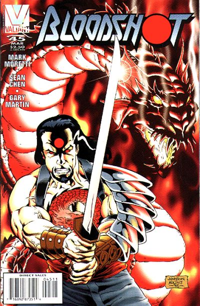 Cover for Bloodshot (Acclaim / Valiant, 1993 series) #45 [Direct Sales]