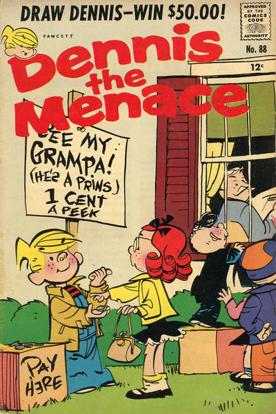 Cover for Dennis the Menace (Hallden; Fawcett, 1959 series) #88