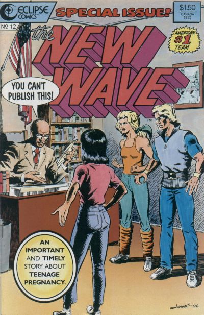 Cover for The New Wave (Eclipse, 1986 series) #12