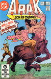 Cover for Arak / Son of Thunder (DC, 1981 series) #10 [Direct]