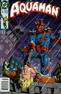 Cover Thumbnail for Aquaman (DC, 1991 series) #8 [Newsstand]