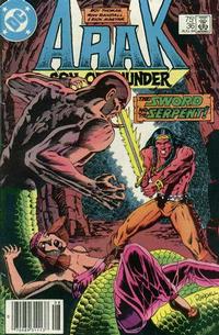 Cover Thumbnail for Arak / Son of Thunder (DC, 1981 series) #36 [Newsstand]