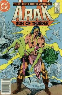 Cover Thumbnail for Arak / Son of Thunder (DC, 1981 series) #45 [Newsstand]