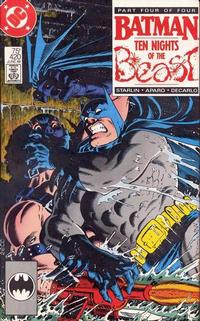 Cover for Batman (DC, 1940 series) #420 [Second Printing]