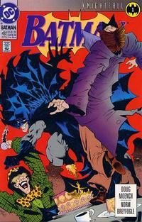 Cover for Batman (DC, 1940 series) #492 [Direct]