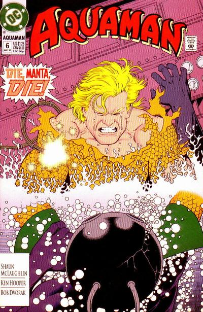 Cover for Aquaman (DC, 1991 series) #6 [Direct]