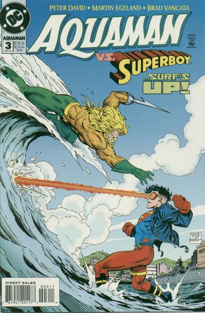 Cover for Aquaman (DC, 1994 series) #3 [Direct Sales]