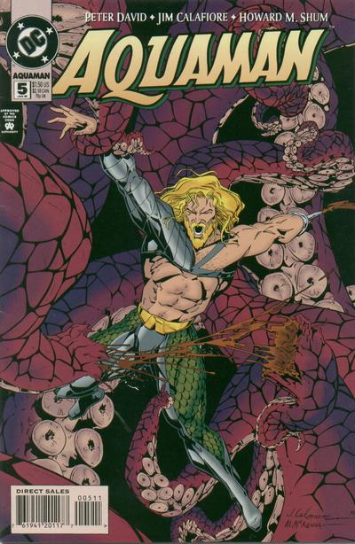 Cover for Aquaman (DC, 1994 series) #5 [Direct Sales]