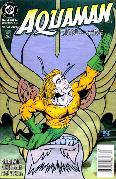 Cover for Aquaman: Time and Tide (DC, 1993 series) #4 [Newsstand]