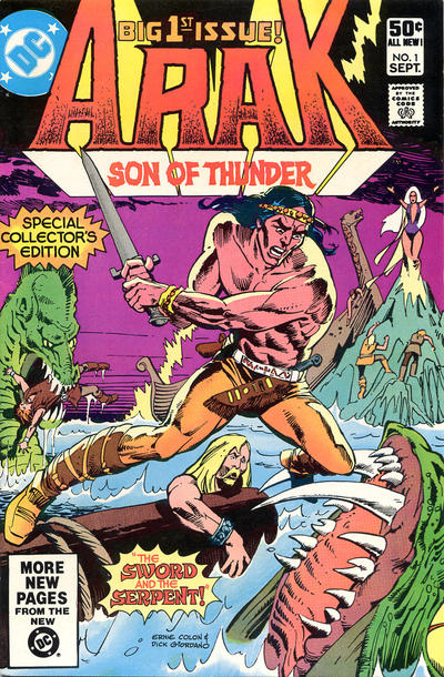 Cover for Arak / Son of Thunder (DC, 1981 series) #1 [Direct]