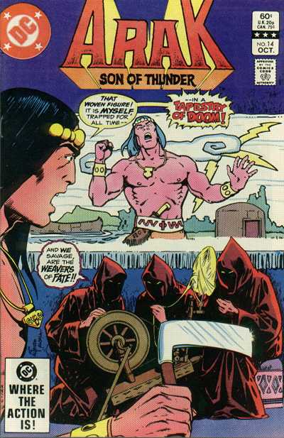 Cover for Arak / Son of Thunder (DC, 1981 series) #14 [Direct]