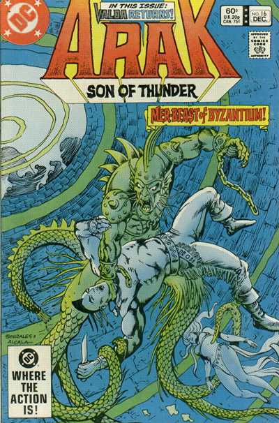Cover for Arak / Son of Thunder (DC, 1981 series) #16 [Direct]