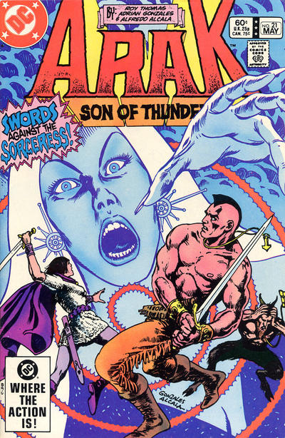 Cover for Arak / Son of Thunder (DC, 1981 series) #21 [Direct]
