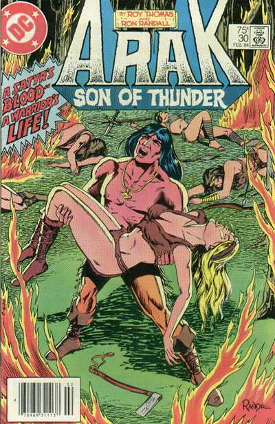 Cover for Arak / Son of Thunder (DC, 1981 series) #30 [Newsstand]