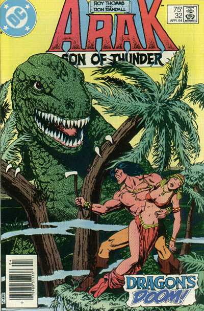 Cover for Arak / Son of Thunder (DC, 1981 series) #32 [Newsstand]