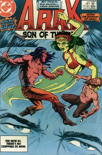 Cover for Arak / Son of Thunder (DC, 1981 series) #34 [Direct]