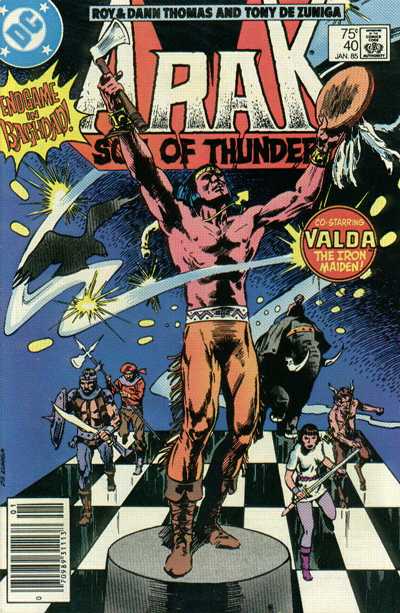 Cover for Arak / Son of Thunder (DC, 1981 series) #40 [Newsstand]