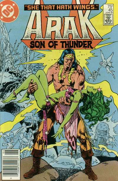 Cover for Arak / Son of Thunder (DC, 1981 series) #45 [Newsstand]