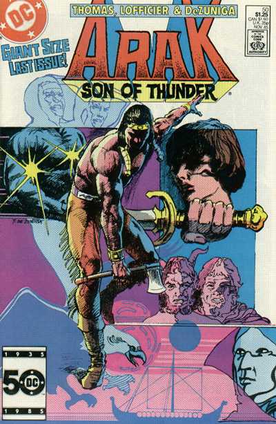 Cover for Arak / Son of Thunder (DC, 1981 series) #50 [Direct]
