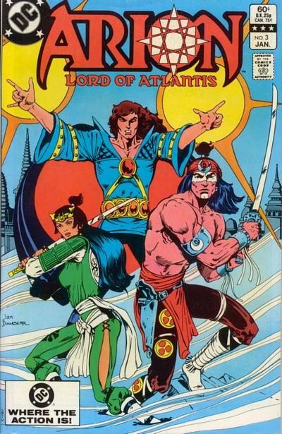 Cover for Arion, Lord of Atlantis (DC, 1982 series) #3 [Direct]