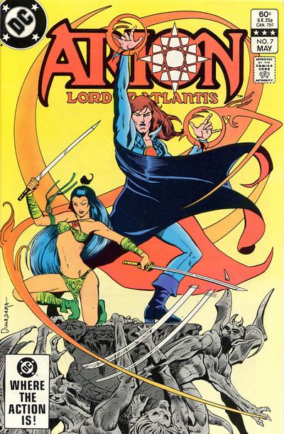 Cover for Arion, Lord of Atlantis (DC, 1982 series) #7 [Direct]