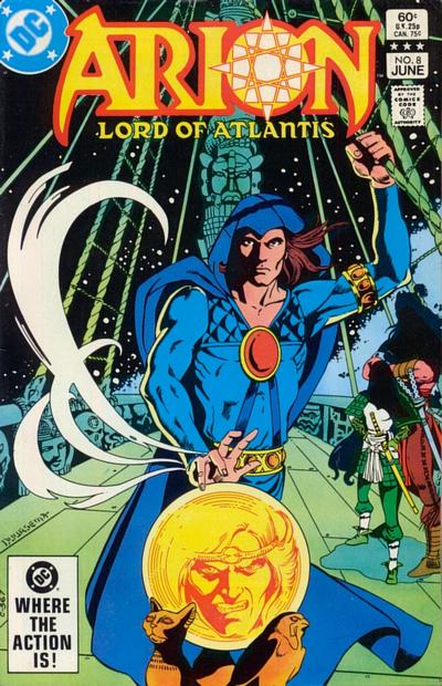 Cover for Arion, Lord of Atlantis (DC, 1982 series) #8 [Direct]