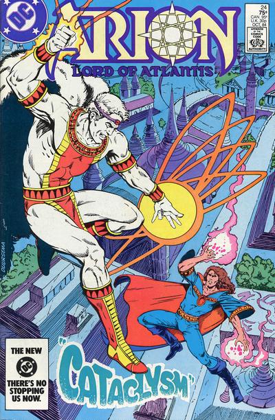 Cover for Arion, Lord of Atlantis (DC, 1982 series) #24 [Direct]