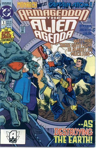 Cover for Armageddon: Alien Agenda (DC, 1991 series) #1 [Direct]