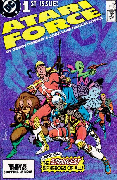Cover for Atari Force (DC, 1984 series) #1 [Direct]
