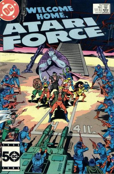 Cover for Atari Force (DC, 1984 series) #19 [Direct]