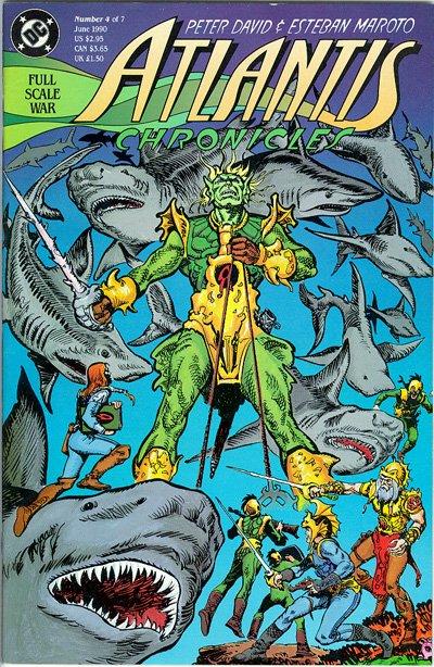 Cover for The Atlantis Chronicles (DC, 1990 series) #4