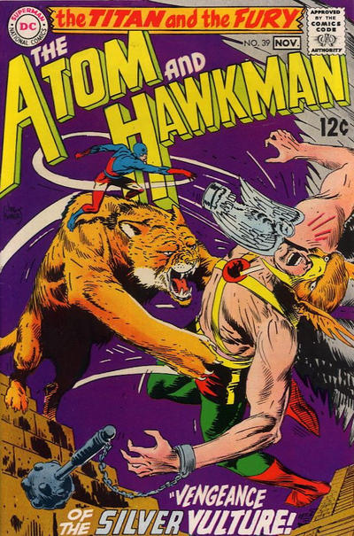 Cover for The Atom & Hawkman (DC, 1968 series) #39