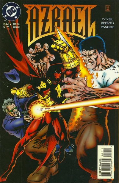 Cover for Azrael (DC, 1995 series) #12 [Direct Sales]