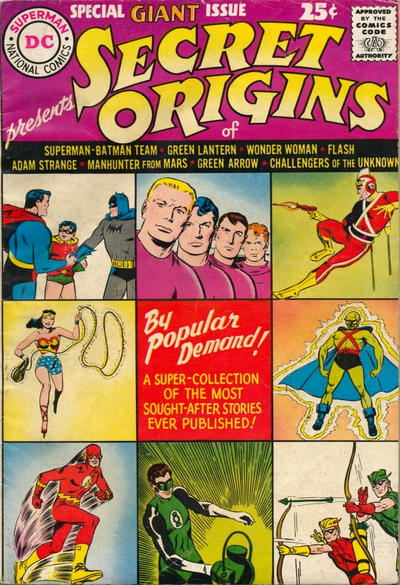 Cover for Secret Origins (DC, 1961 series) #1