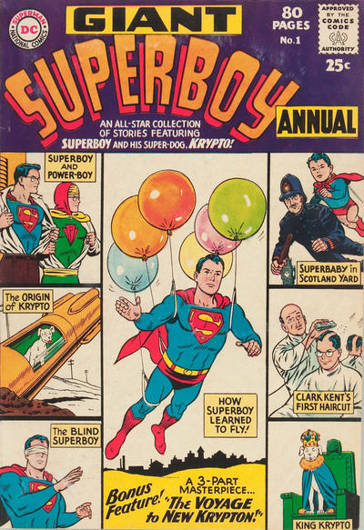 Cover for Superboy Annual (DC, 1964 series) #1
