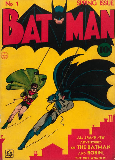 Cover for Batman (DC, 1940 series) #1 [Cover Number without Period]