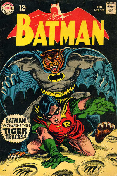 Cover for Batman (DC, 1940 series) #209