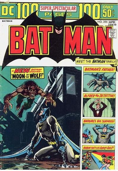 Cover for Batman (DC, 1940 series) #255