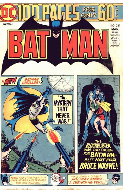 Cover for Batman (DC, 1940 series) #261
