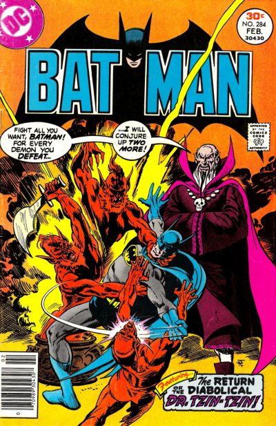 Cover for Batman (DC, 1940 series) #284