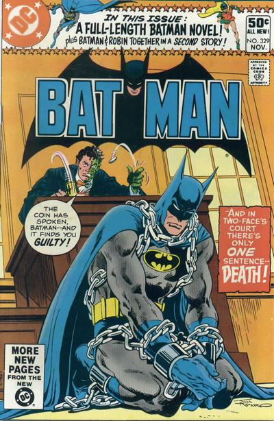 Cover for Batman (DC, 1940 series) #329 [Direct]