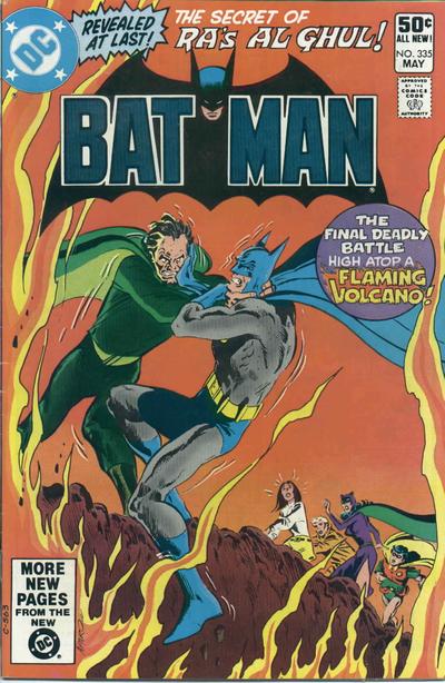 Cover for Batman (DC, 1940 series) #335 [Direct]
