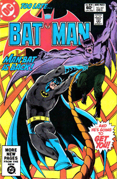 Cover for Batman (DC, 1940 series) #342 [Direct]