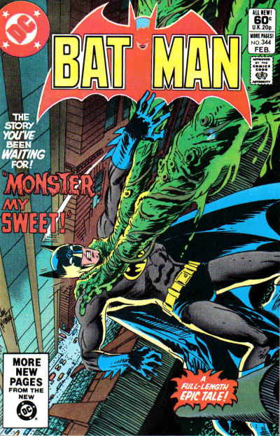 Cover for Batman (DC, 1940 series) #344 [Direct]