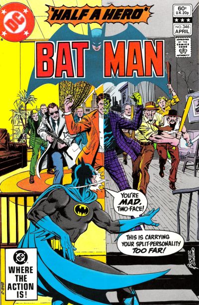 Cover for Batman (DC, 1940 series) #346 [Direct]