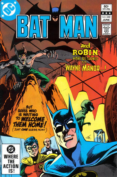 Cover for Batman (DC, 1940 series) #348 [Direct]