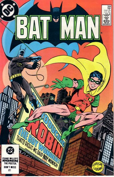 Cover for Batman (DC, 1940 series) #368 [Direct]