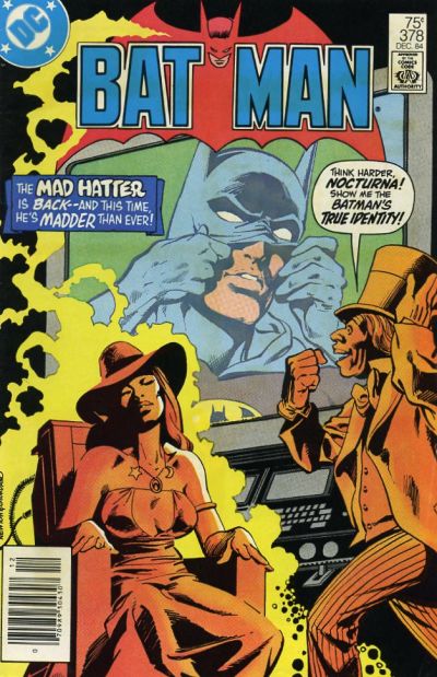 Cover for Batman (DC, 1940 series) #378 [Newsstand]