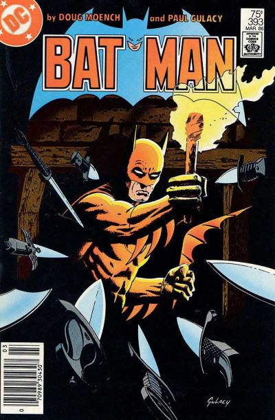 Cover for Batman (DC, 1940 series) #393 [Newsstand]